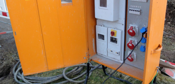 Baustrom bei Elektro Hufnagel in Roding