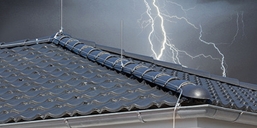 Äußerer Blitzschutz bei Elektro Hufnagel in Roding